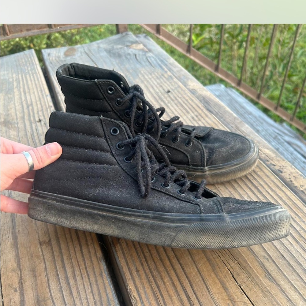 Vans Black High-Top Sneakers